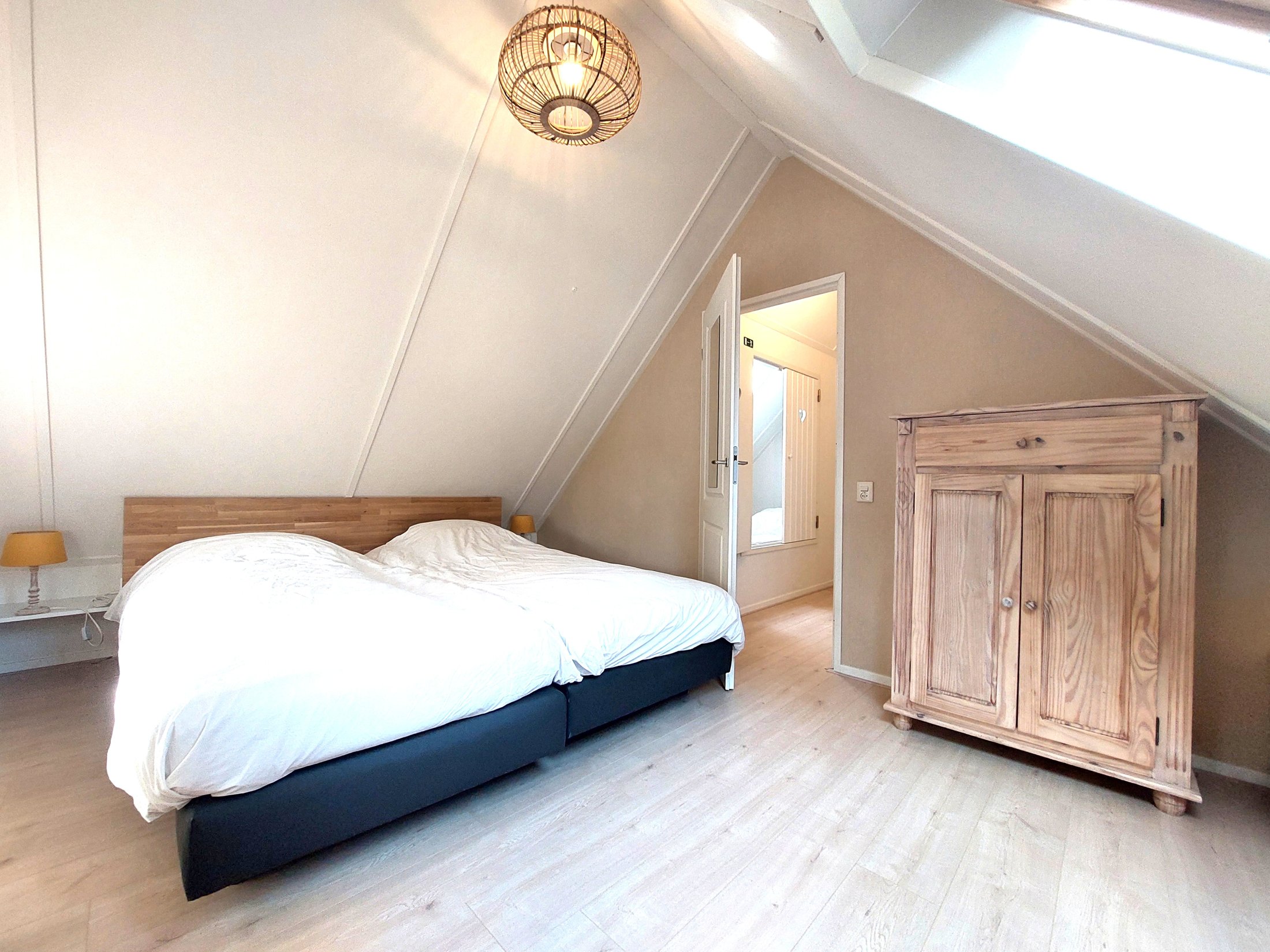 Slaapkamer 2 met tweepersoonsbed